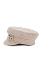 view 5 of 4 Wool-blend Baker Boy Cap in Beige