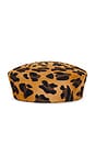 view 1 of 4 Wool Felt Pillbox Hat in Leopard