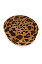 view 5 of 4 Wool Felt Pillbox Hat in Leopard