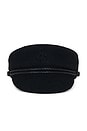view 1 of 3 Monogram Embellished Cap in Black