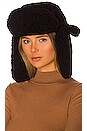 view 1 of 3 CHAPEAU USHANKA in Black
