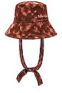 view 3 of 4 Tie Dye Bucket Hat in Brown
