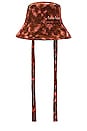 view 4 of 4 Tie Dye Bucket Hat in Brown