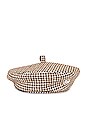 view 2 of 3 Houndstooth Beret in Multicolor