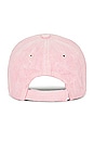 view 3 of 3 Hand-embroidered Baseball Cap in Pink