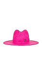 view 1 of 2 Monogram-embellished Fedora Hat in Pink