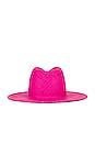 view 2 of 2 Monogram-embellished Fedora Hat in Pink