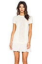 view 1 of 4 Cable Knit Sweater Dress in Ecru