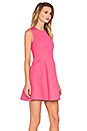 view 2 of 4 Fit and Flare Dress in Fuchsia in Fuschia