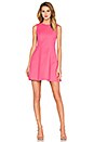 view 4 of 4 Fit and Flare Dress in Fuchsia in Fuschia