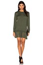 view 1 of 3 Drop Waist Sweater Dress in Sage