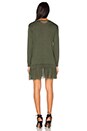 view 3 of 3 Drop Waist Sweater Dress in Sage