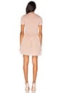 view 3 of 4 Short Sleeve Tulle Sweater Dress in Nudo