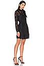 view 2 of 3 Tie Neck Lace Dress in Black