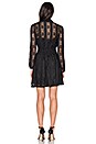 view 3 of 3 Tie Neck Lace Dress in Black