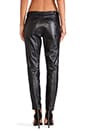 view 3 of 4 PANTALON EN CUIR in Black