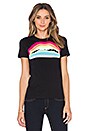 view 1 of 3 Rainbow Lips Tee in Nero