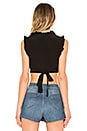 view 3 of 4 Crop Top in Black
