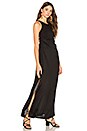 view 3 of 4 ROBE MAXI HAZEL in Black