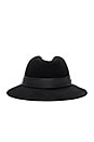 view 4 of 4 Fred Fedora in Black