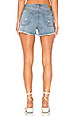 view 3 of 4 The Boyfriend Short in Vintage Blue