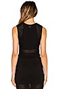 view 3 of 4 Number One Crop Top in Black