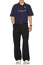view 3 of 5 Revolve Golf Polo in navy & white