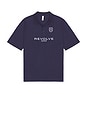view 4 of 5 Revolve Golf Polo in navy & white