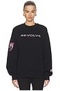 view 2 of 7 World Tour Crewneck in Black & White New York