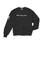 view 4 of 7 World Tour Crewneck in Black & White New York
