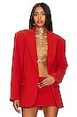 view 1 of 5 x Paatiff Ilda Oversized Blazer in Red