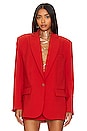 view 2 of 5 x Paatiff Ilda Oversized Blazer in Red