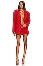 view 5 of 5 x Paatiff Ilda Oversized Blazer in Red