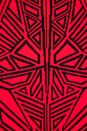 view 6 of 6 Abstract 3D Jacquard Dress in Black/Red in Black & Red