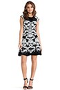view 2 of 5 Geo 3D Jacq Dress in Black & White