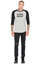view 4 of 4 Lone Wolf Warm Up Tee in Heather Grey & Black