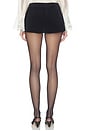 view 4 of 6 Velvet Mini Skort in Black
