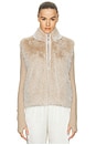 view 2 of 3 Revolve X JJ Faux Fox Fur Vest in Beige