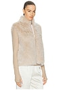 view 3 of 3 Revolve X JJ Faux Fox Fur Vest in Beige
