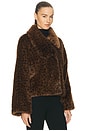 view 3 of 3 Revolve X JJ Leopard Print Coat in Eopard Print