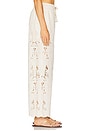 view 3 of 3 Embroidered Pant in Beige
