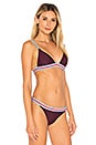 view 2 of 4 HAUT DE MAILLOT DE BAIN RUMBLE in Burgundy