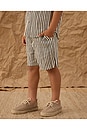 view 6 of 6 ШОРТЫ PERRY in Wavy Stripe
