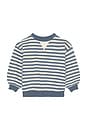 view 1 of 5 Oversized Crew Sweater in Marine Stripe