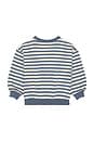 view 2 of 5 Oversized Crew Sweater in Marine Stripe