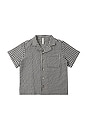view 1 of 3 Lapel Collared Shirt in Black Check