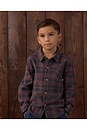 view 4 of 4 CAMISA ABOTONADA COLLARED in Midnight