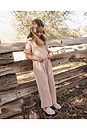 view 4 of 3 Kids Wide Leg Pant in Fawn