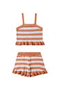 view 1 of 3 ENSEMBLE SHORT ET TOP NAOMI in Americana Stripe