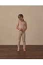view 4 of 5 Kids Ribbed Basic Tee in Natural